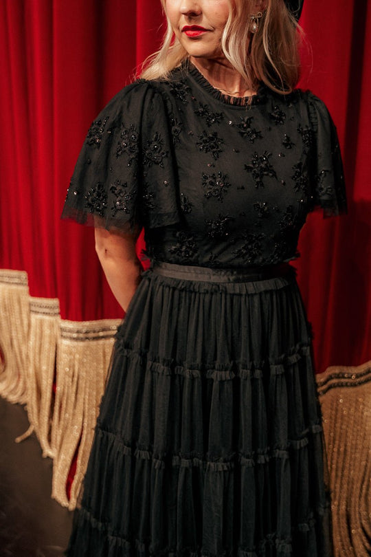 Anastasia Dress in Black-Adult