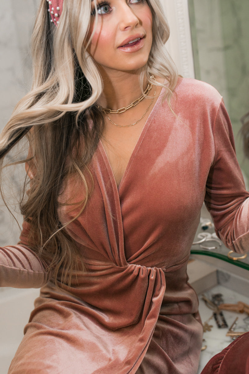 Rylee Dress in Blush