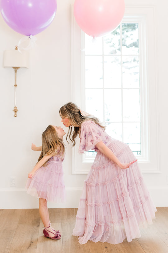 Mini Anastasia Dress in Mauve