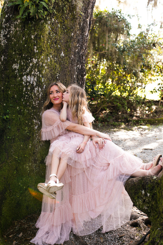 Mini Whimsical Dress in Blush