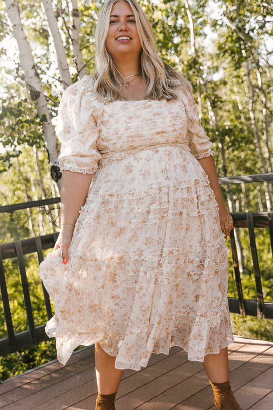 Aniston Dress in Cream