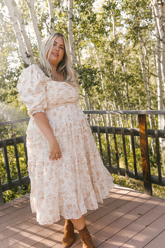 Aniston Dress in Cream