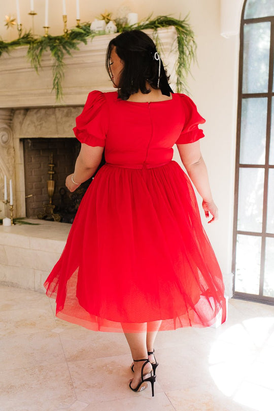 Ballerina Dress in Red - FINAL SALE-Adult