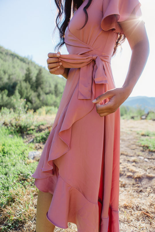 Maggie Dress in Desert Rose