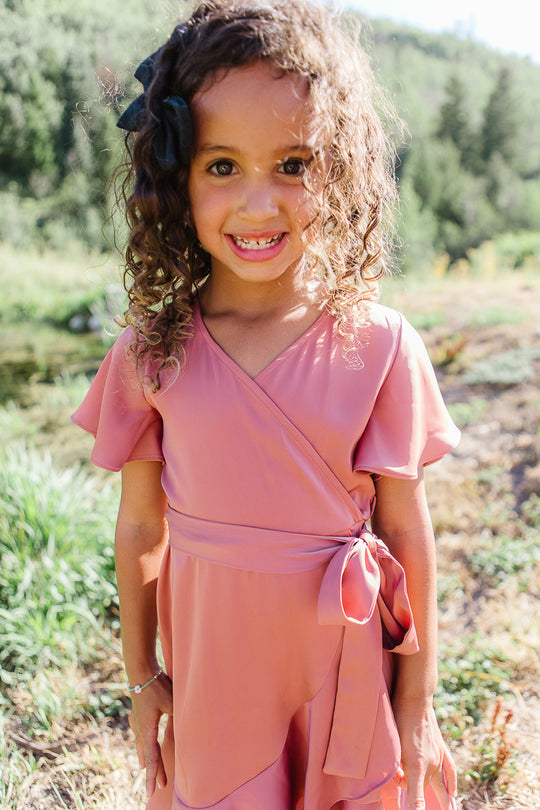 Mini Maggie Dress in Desert Rose