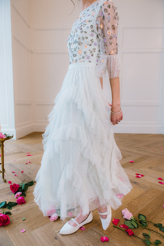 Paris Dress in Seafoam