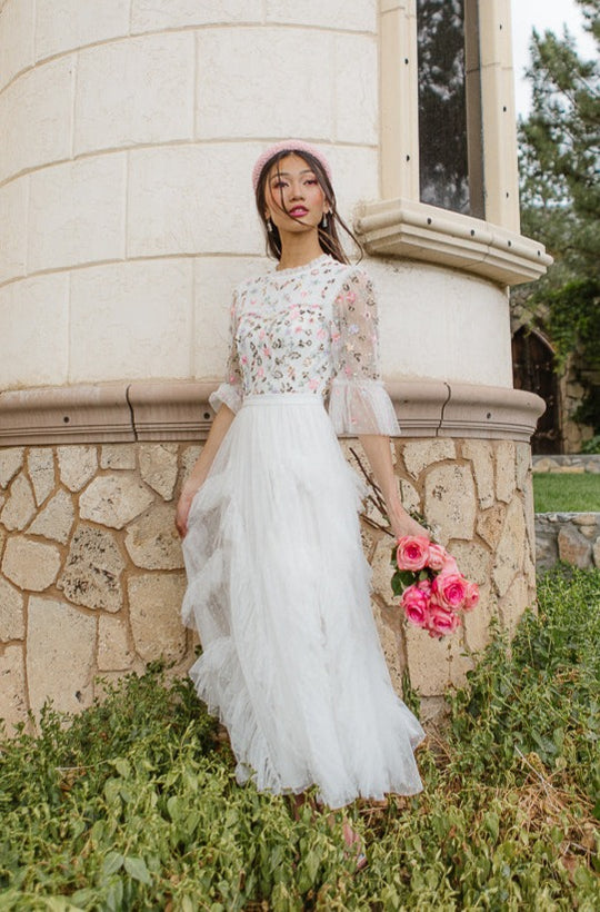 Paris Dress in White