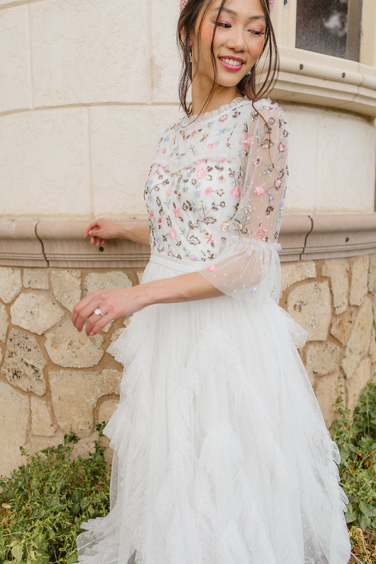 Paris Dress in White