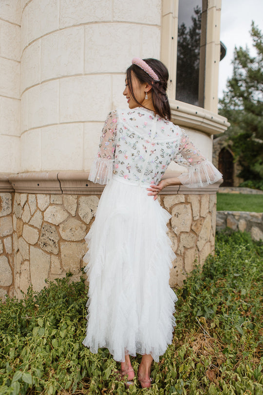 Paris Dress in White