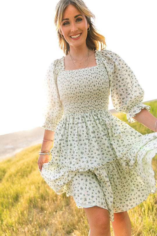 Short Madeline Dress in Blue - FINAL SALE-Adult