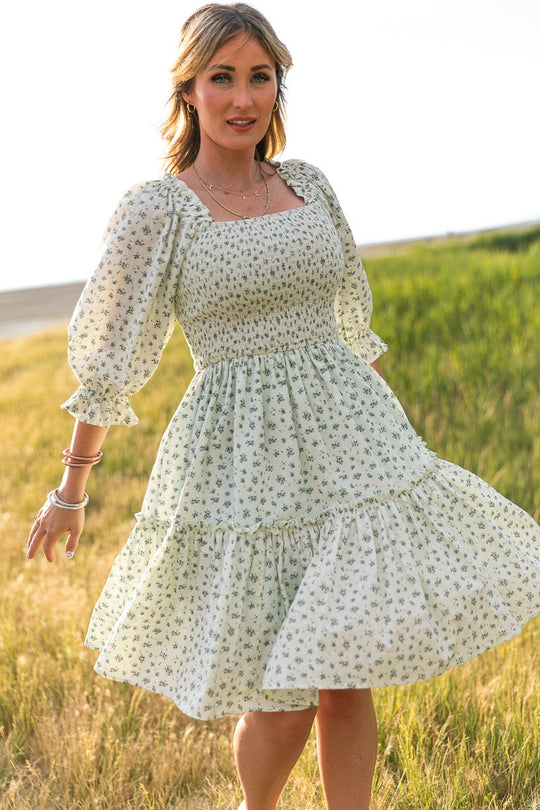 Short Madeline Dress in Blue - FINAL SALE-Adult