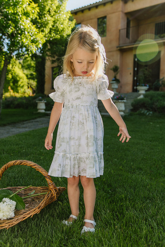 Mini Valencia Dress in Sage