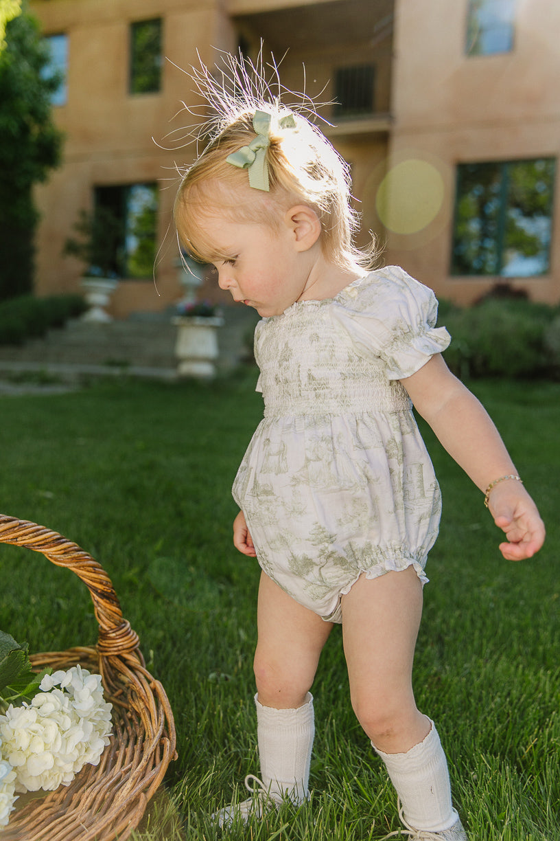 Baby Valencia Romper in Sage