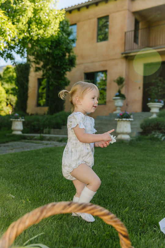 Baby Valencia Romper in Sage