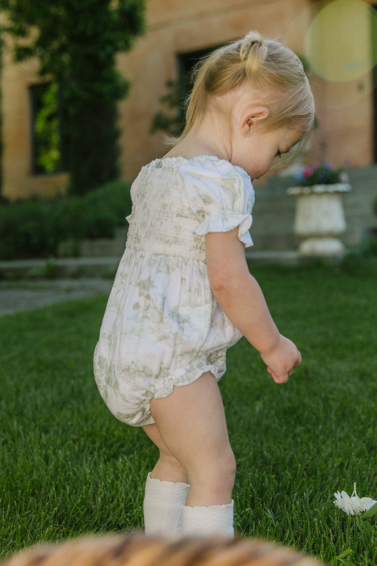 Baby Valencia Romper in Sage