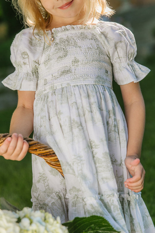 Mini Valencia Dress in Sage