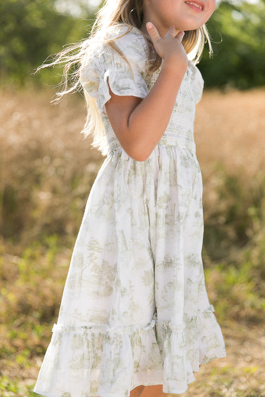 Mini Valencia Dress in Sage
