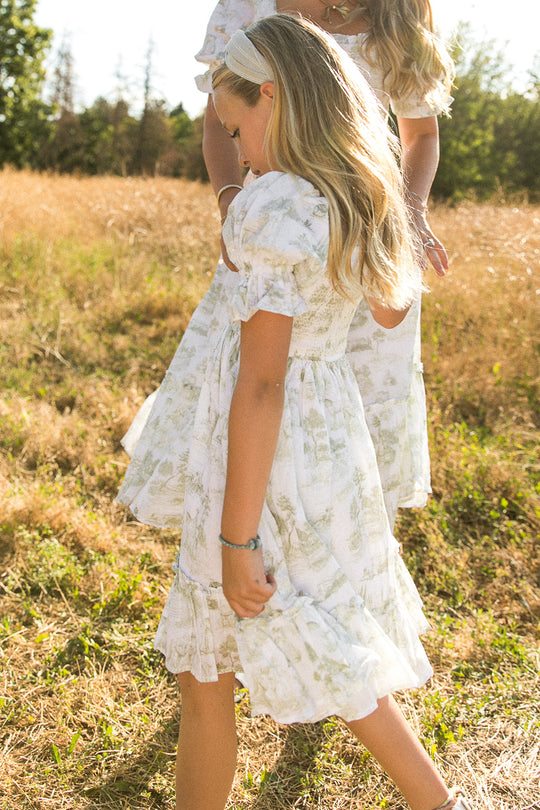 Mini Valencia Dress in Sage