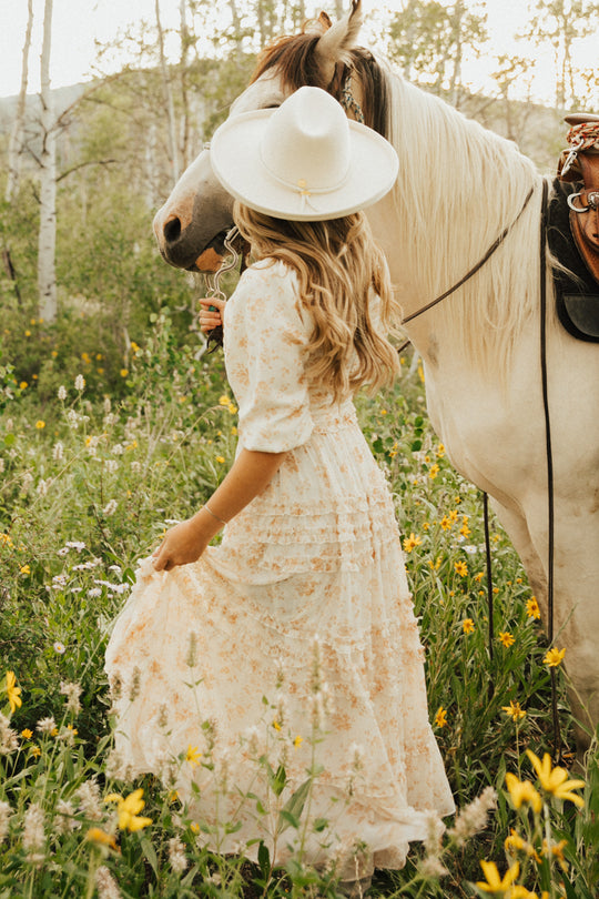 Aniston Dress in Cream