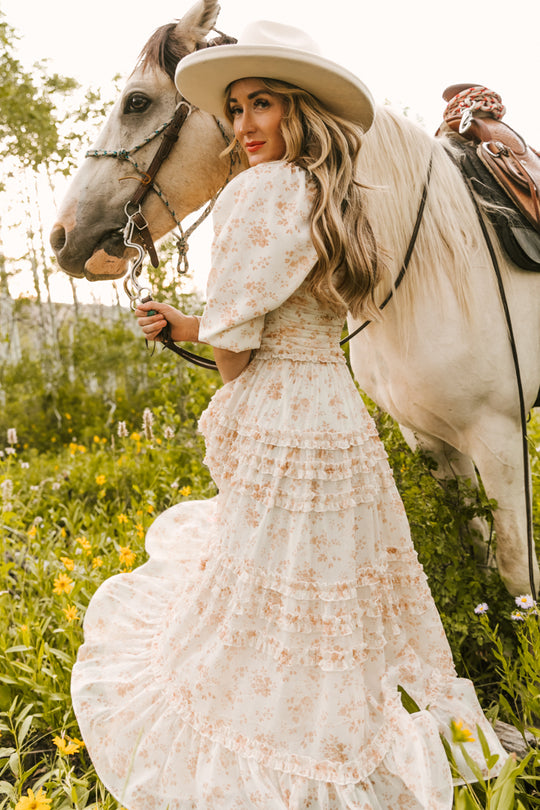 Aniston Dress in Cream